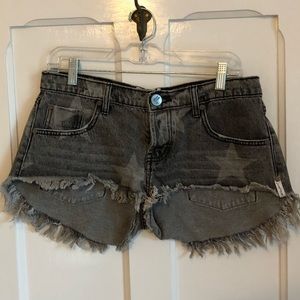 One Teaspoon x Free People Bonita Star Shorts